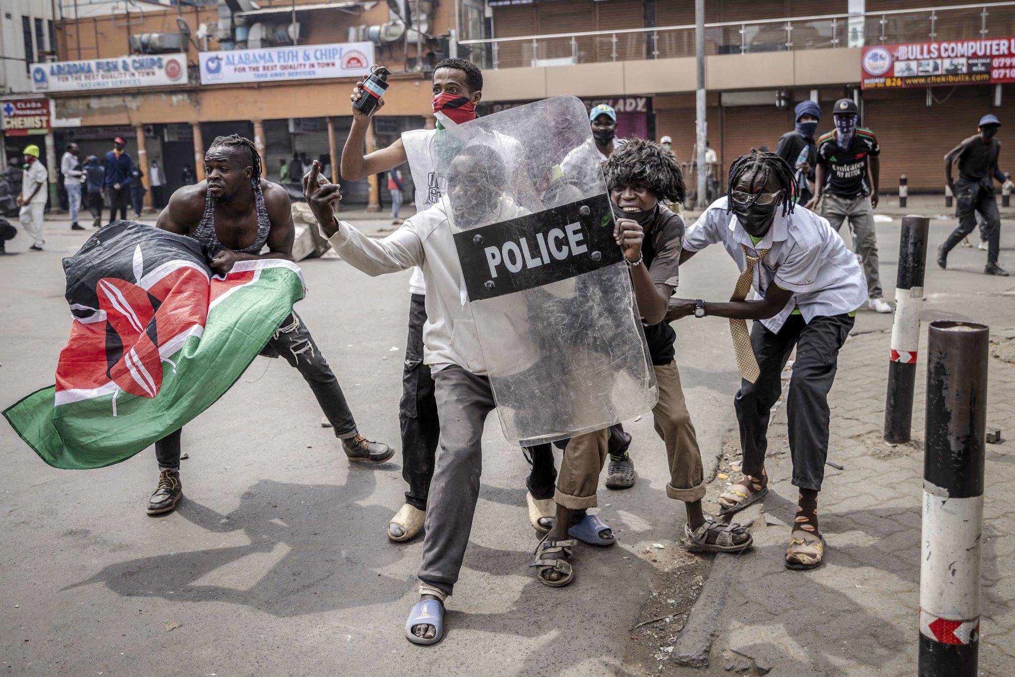 Kenyan youth calling for greater protests Caribbean Broadcasting